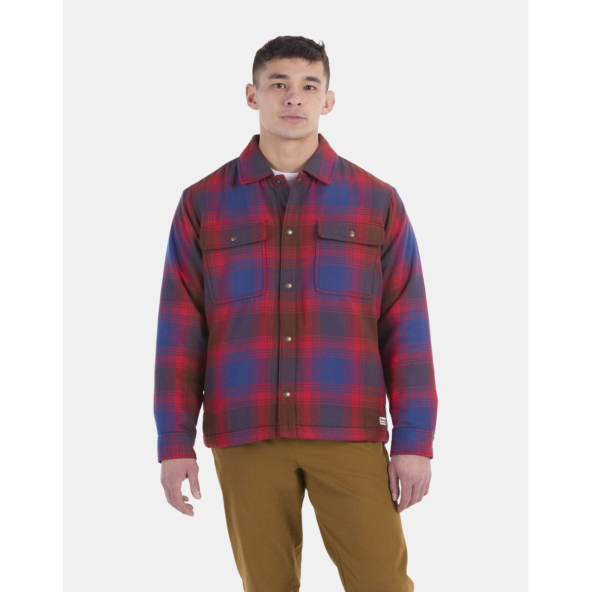 MARMOT - Chaqueta Hombre Ridgefield Sherpa Shirt Jacket Rojo Marmot
