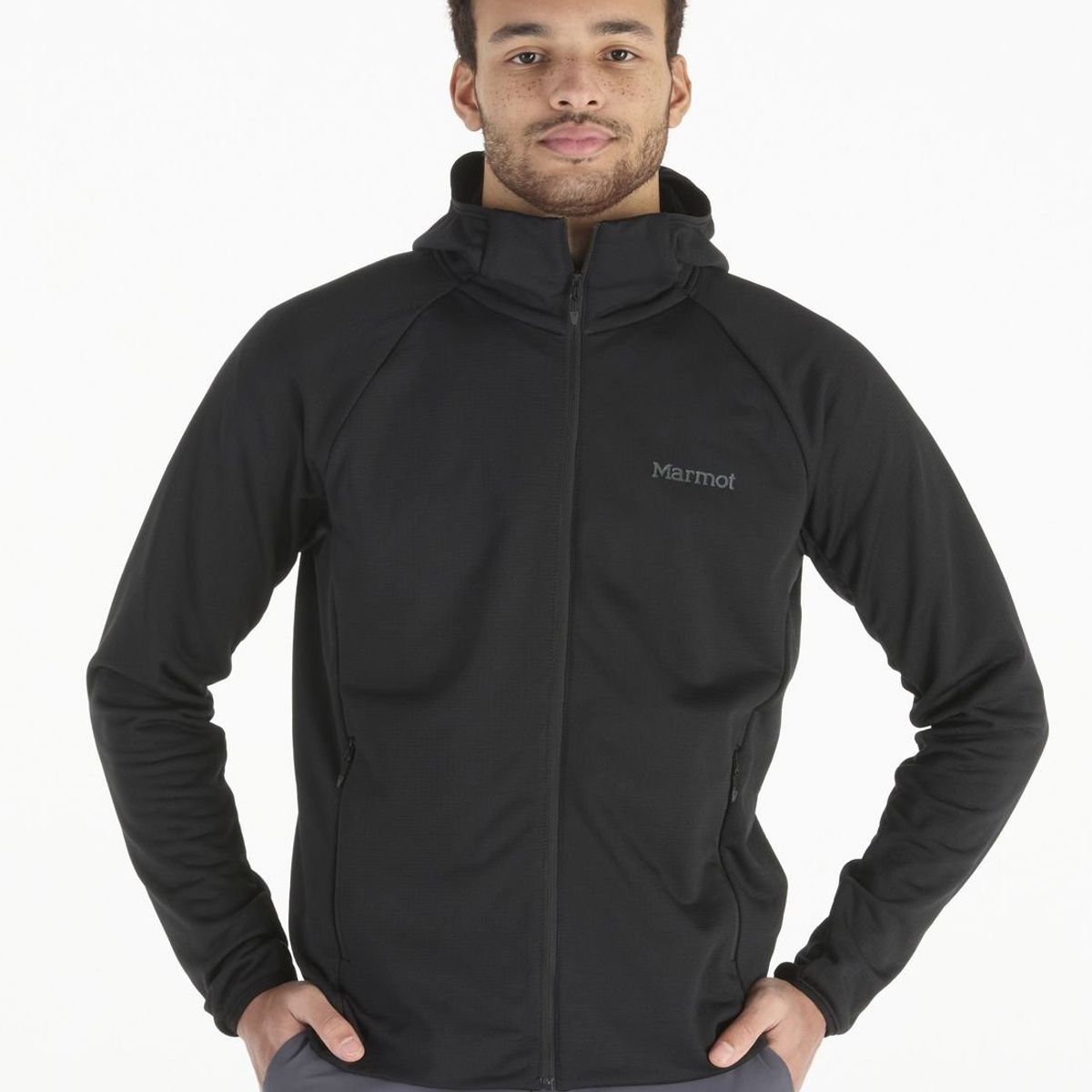 MARMOT - Polar Hombre Marmot Leconte Full Zip Hoody Negro