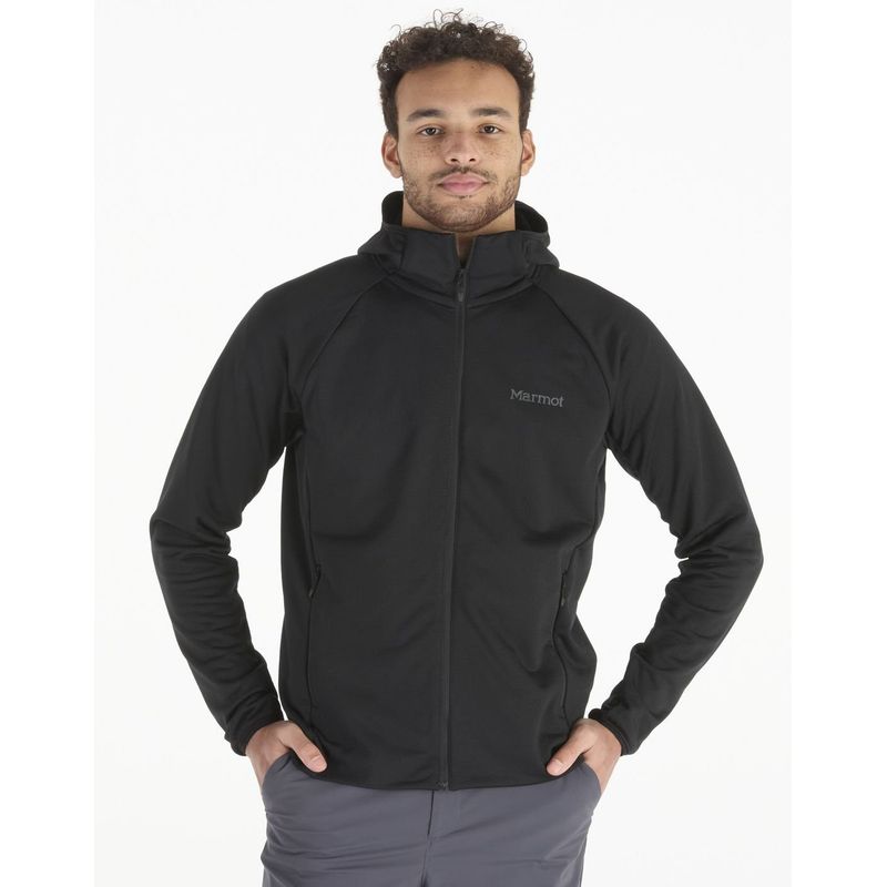 MARMOT - Polar Hombre Leconte Full Zip Hoody Negro Marmot
