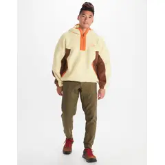 MARMOT - Polar Hombre Super Aros Fleece Hoody Beige