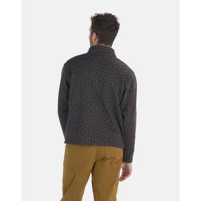 Imagen 2 del producto Polar Hombre Heavyweight Drop Line Printed Half Zip Negro