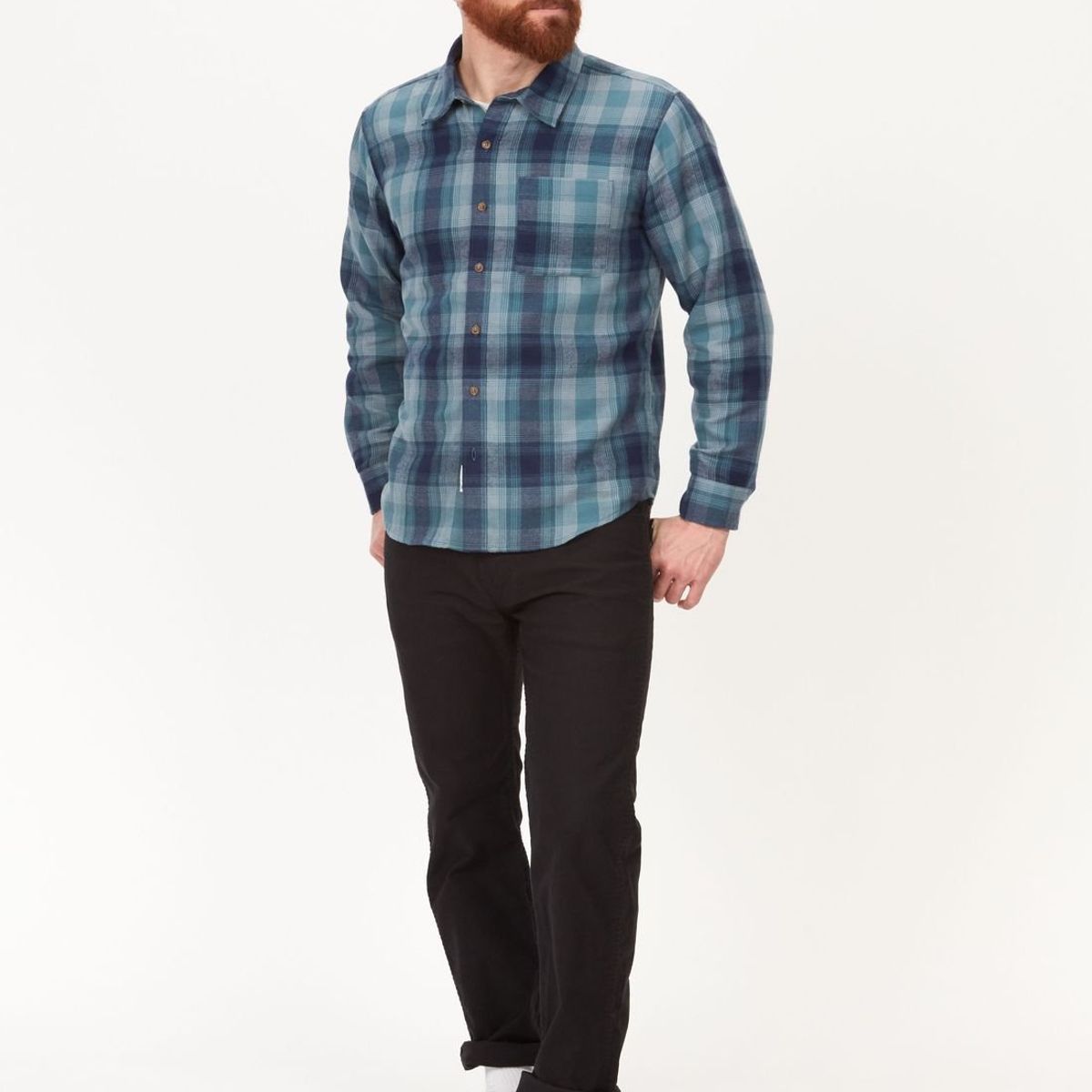 MARMOT - Camisa Hombre Fairfax Novelty Lightweight Flnl Azul Marmot