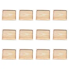 GENERICO - Pack De 12 Tablas O Plato Rectangular Modelo4, 30x22