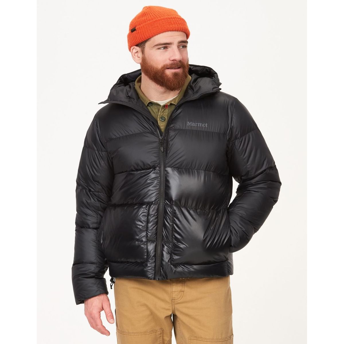 MARMOT - Chaqueta Hombre Guides Down Hoody Negro Marmot