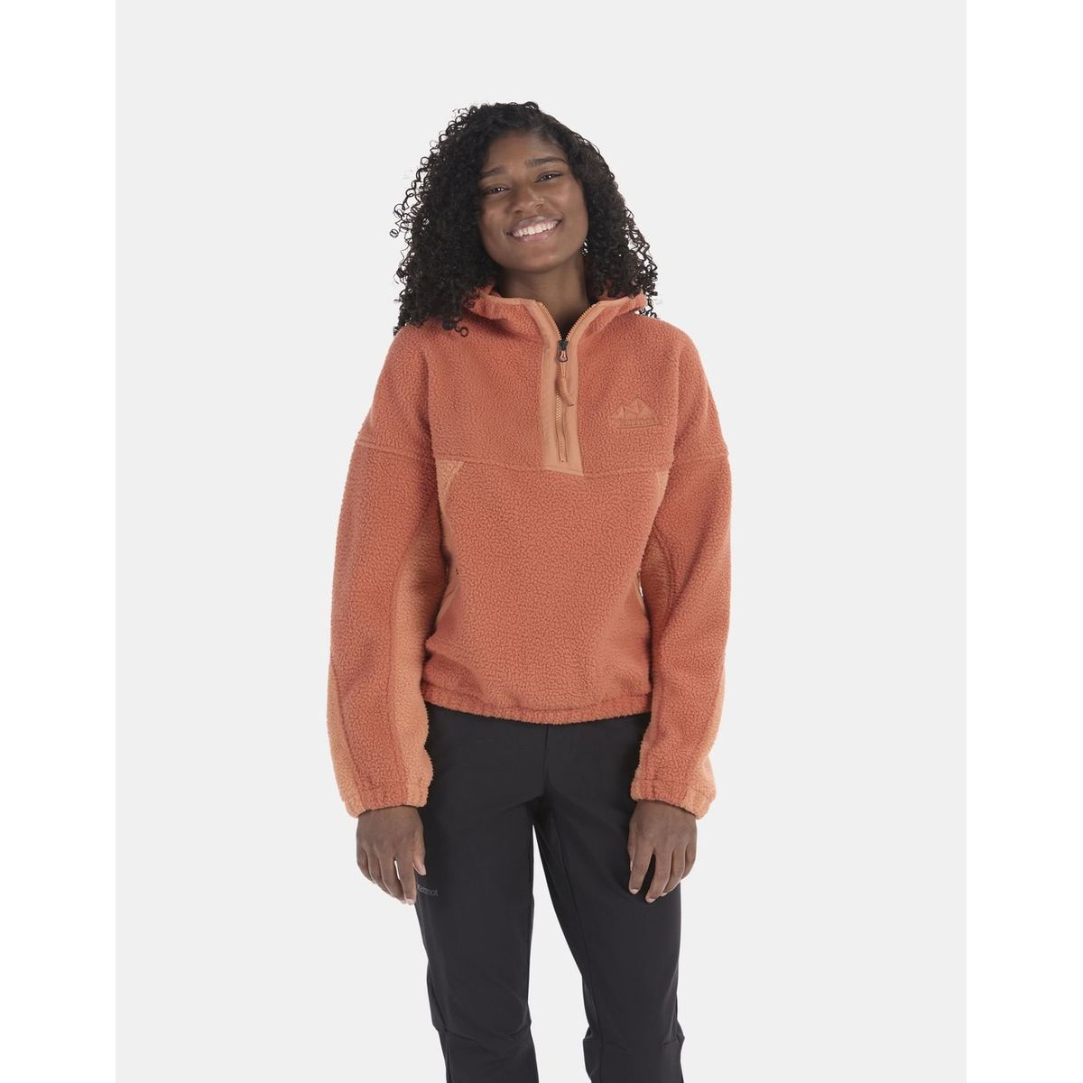 MARMOT - Polar Mujer W Super Aros Fleece Hoody Naranja Marmot