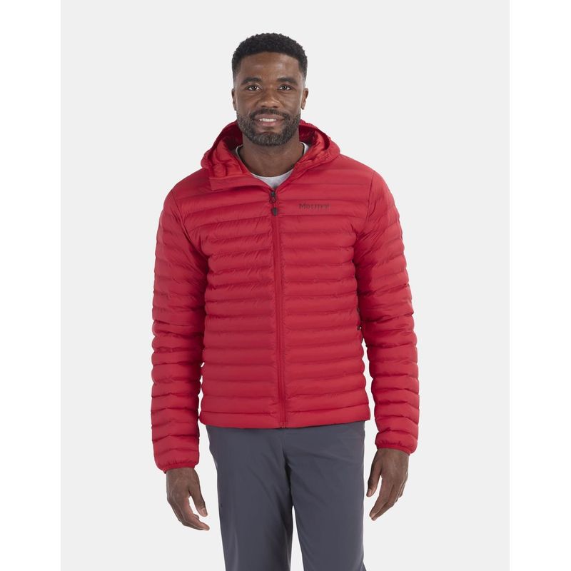MARMOT - Chaqueta Hombre Echo Featherless Hoody Rojo Marmot