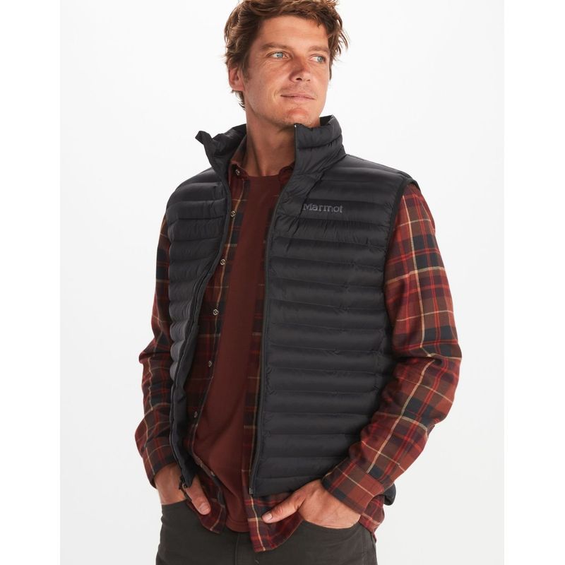 MARMOT - Chaqueta Hombre Echo Featherless Vest Negro Marmot