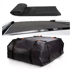 GENERICO - Bolso Portaequipaje Techo Auto Impermeable + Alfombra 425 Lt