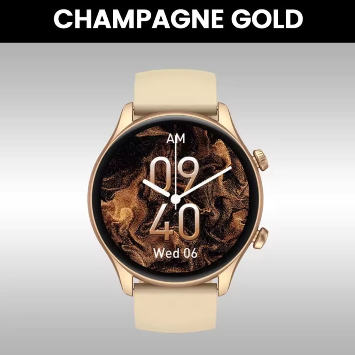 ZEBLAZE - Smartwatch Zeblaze Btalk 3 plus champagne gold