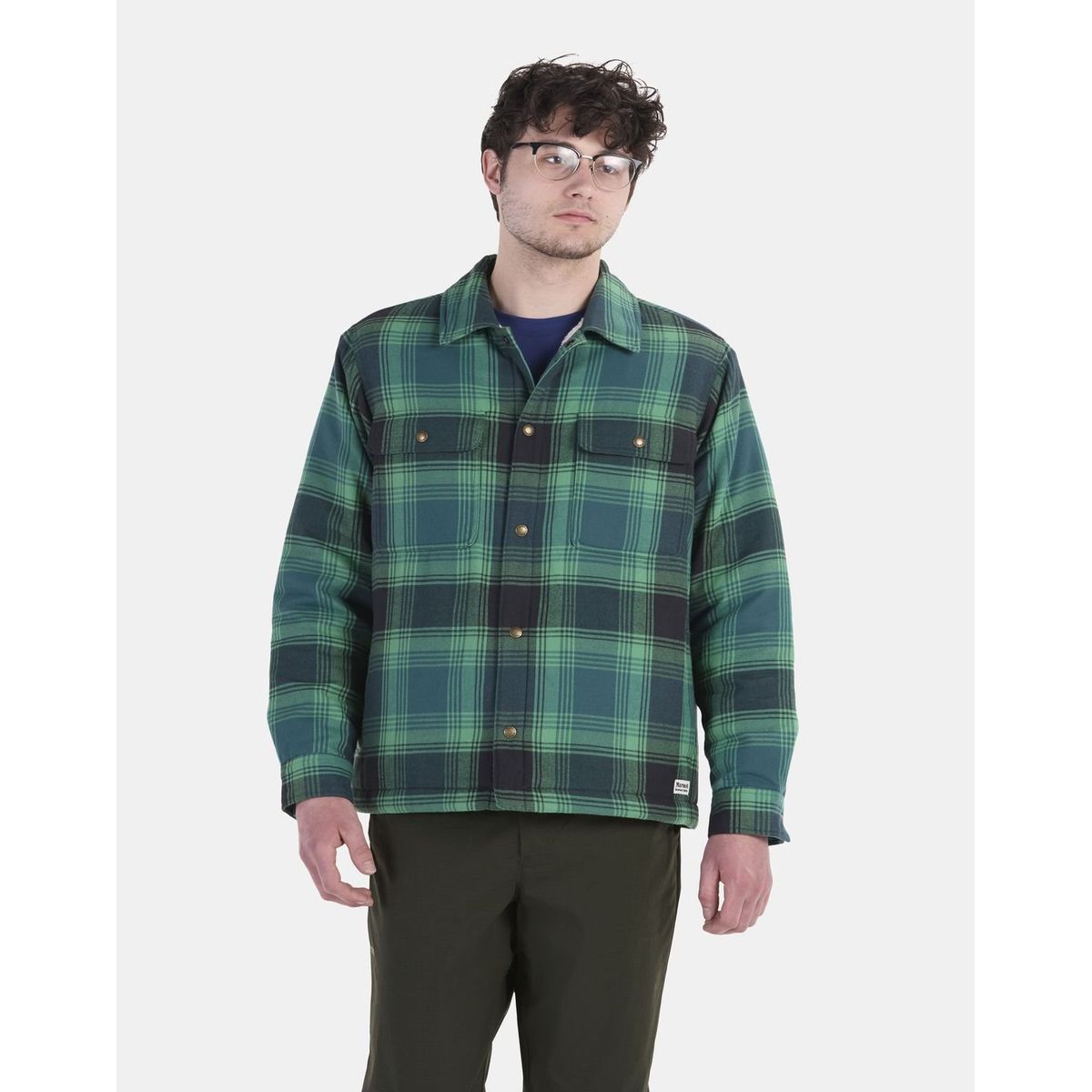 MARMOT - Chaqueta Hombre Ridgefield Sherpa Shirt Jacket Verde Marmot