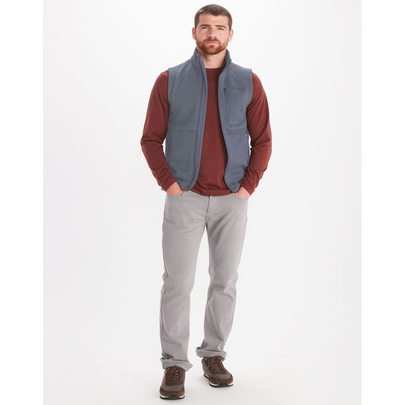 MARMOT - Polar Hombre Drop Line Vest Gris Marmot