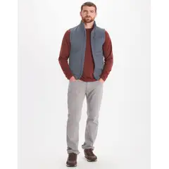 MARMOT - Polar Hombre Drop Line Vest Gris