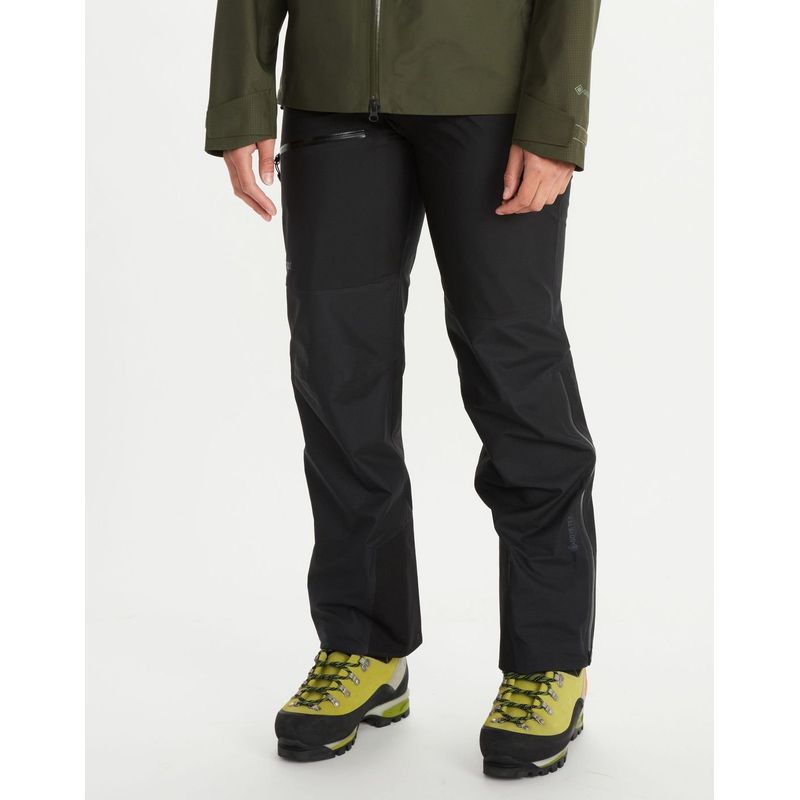 MARMOT - Pantalones Mujer Impermeables Mitre Peak Gtx Negro Marmot