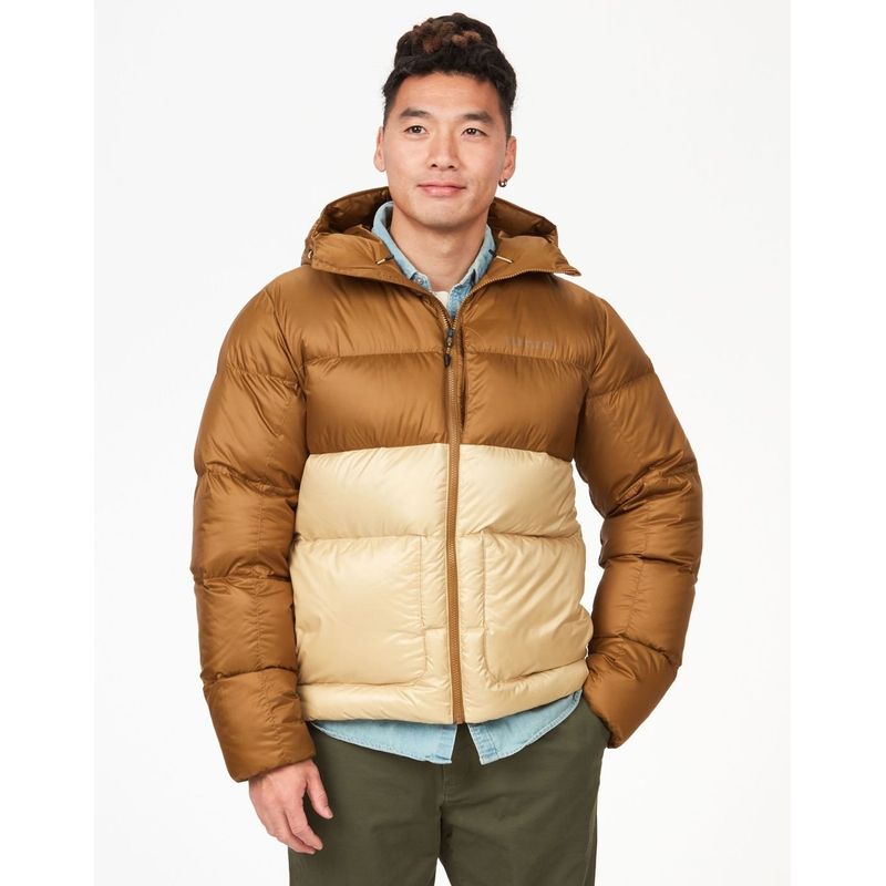 MARMOT - Chaqueta Hombre Guides Down Hoody Amarillo Marmot