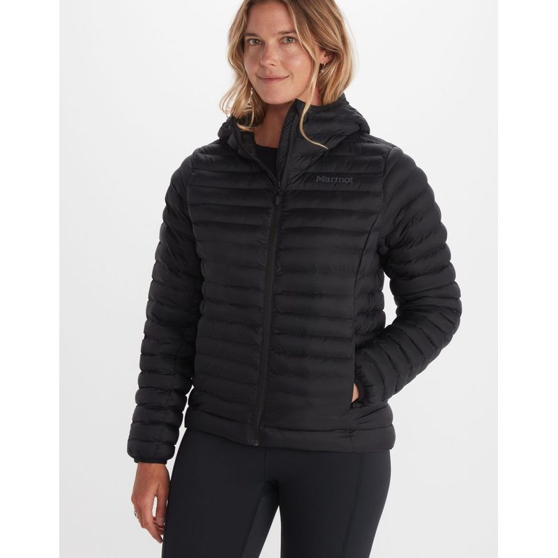 MARMOT - Chaqueta Mujer W Echo Featherless Hoody Negro Marmot