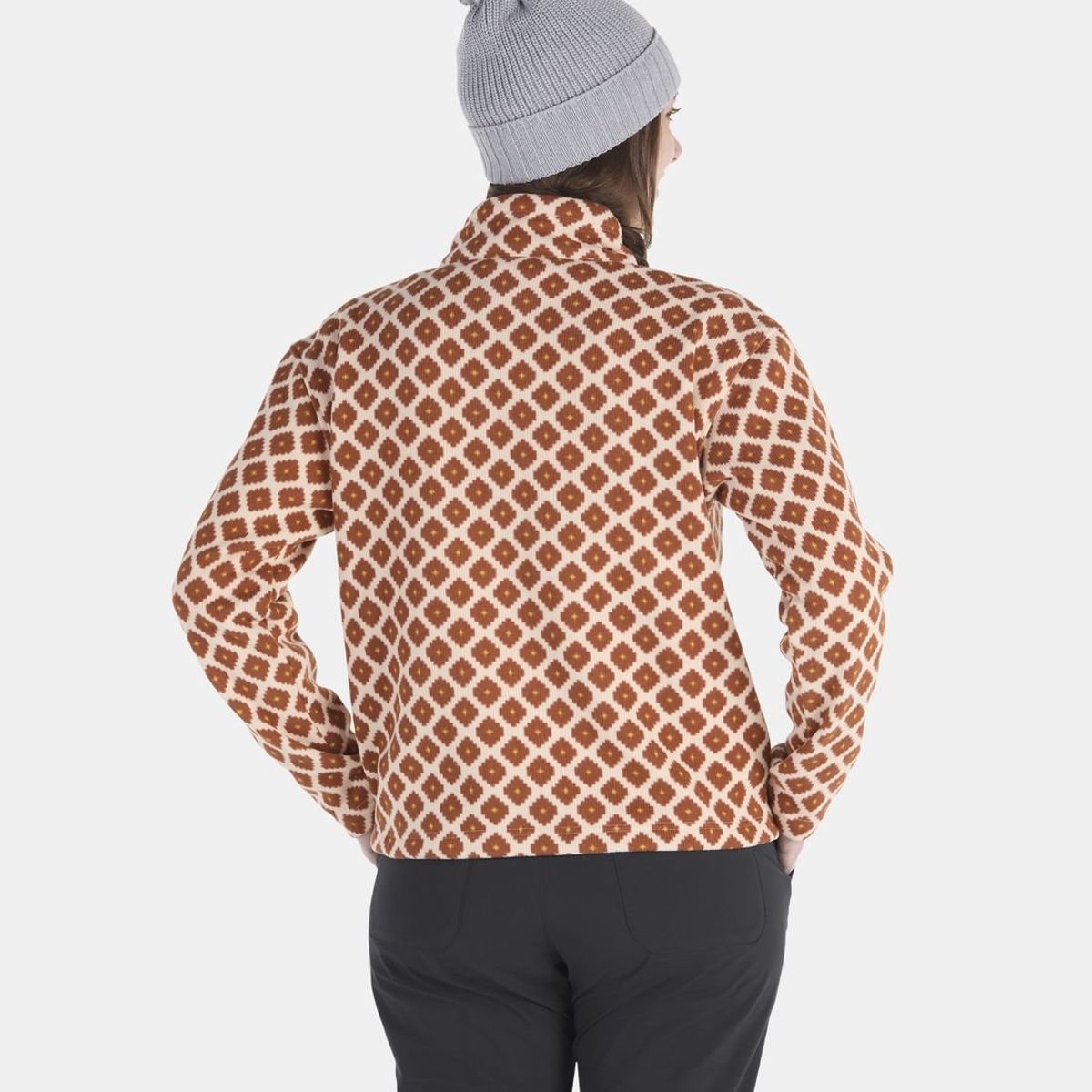 MARMOT - Polar Mujer W Heavyweight Drop Line Printed Half Zip Naranja Marmot