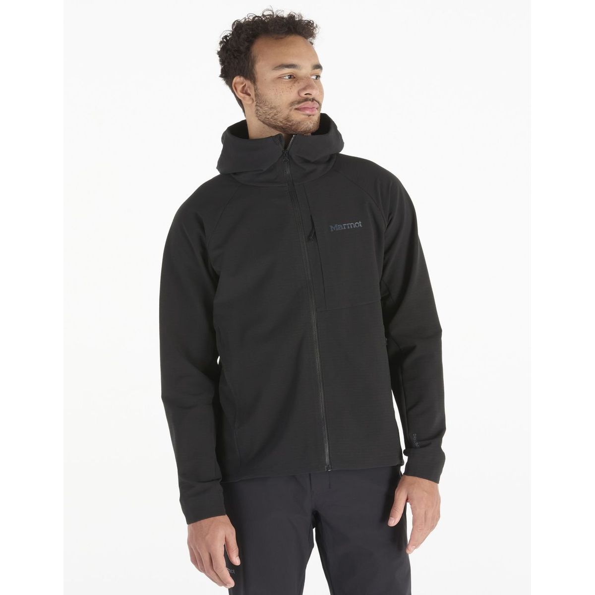 MARMOT - Polar Hombre Pinnacle Driclime Hoody Negro Marmot