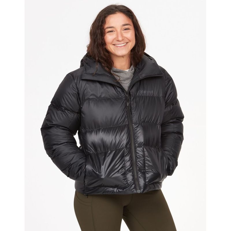 MARMOT - Chaqueta Mujer W Guides Down Hoody Negro Marmot