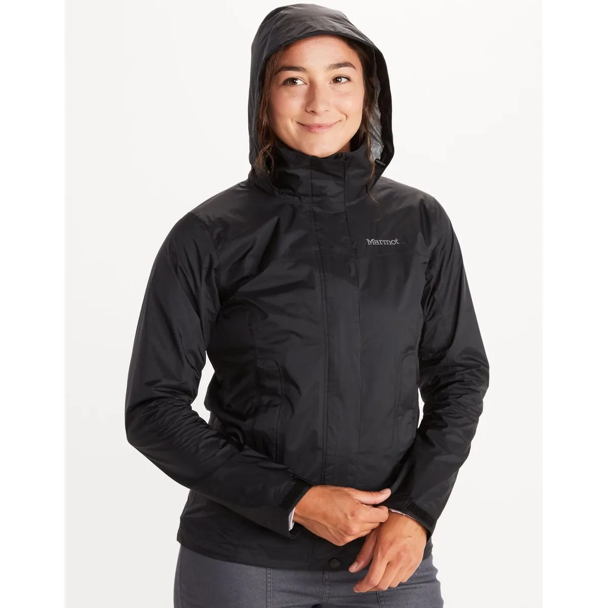 MARMOT - Chaqueta Mujer W Precip Eco Jacket Negro Marmot