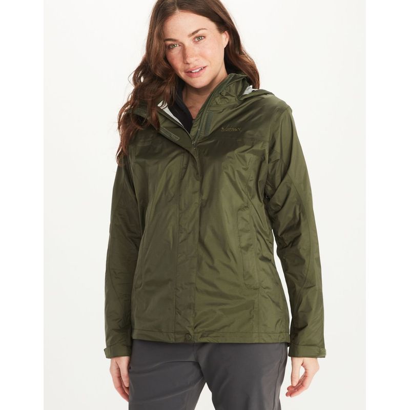 MARMOT - Chaqueta Mujer W Precip Eco Jacket Verde Marmot