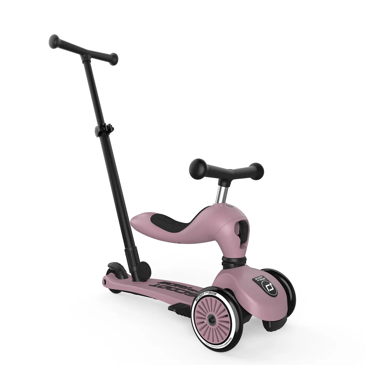 SCOOT AND RIDE - Scooter Highwaykick 1 Push and Go Wildberry