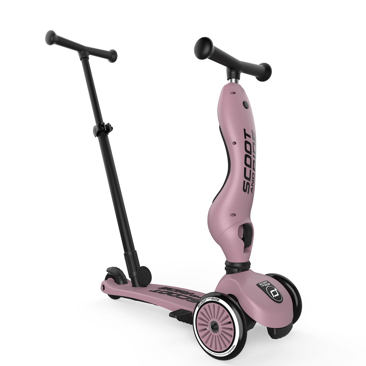 SCOOT AND RIDE - Scooter Highwaykick 1 Push and Go Wildberry