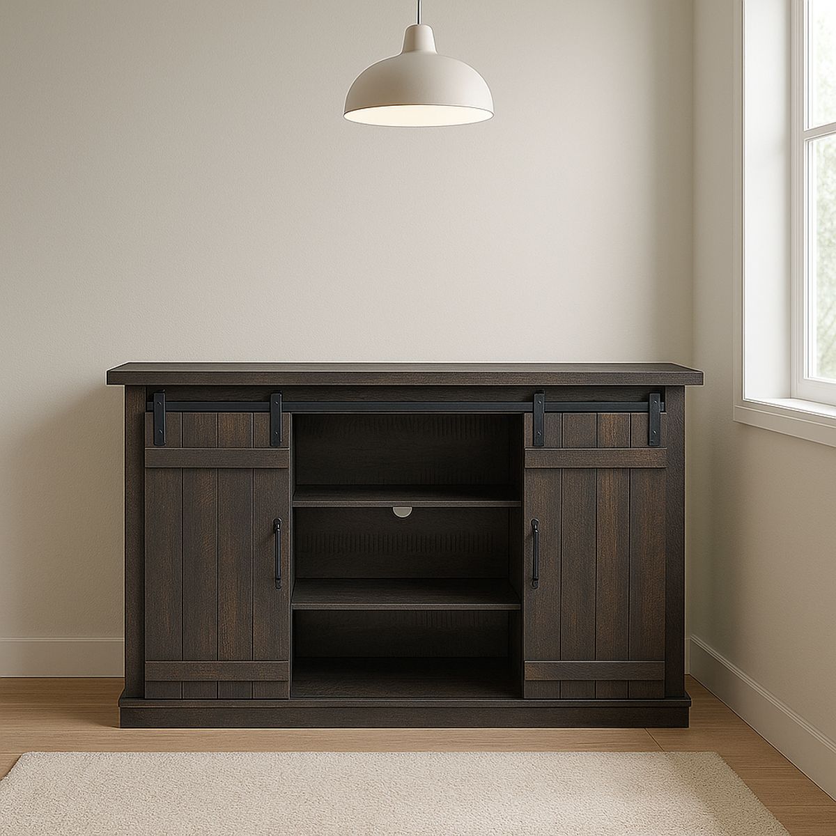 MSA MUEBLES SANTA ANA - Rack Para Tv 55″ Roble Café