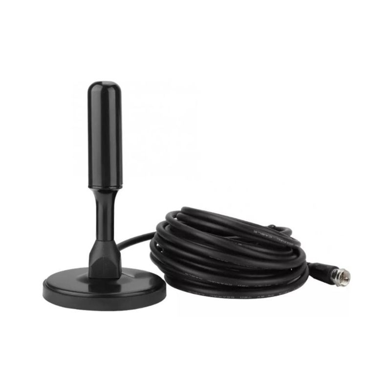 GENERICO - Antena Hd De Televisión Digital Smart Tv Plasma Lcd Lh - Negro