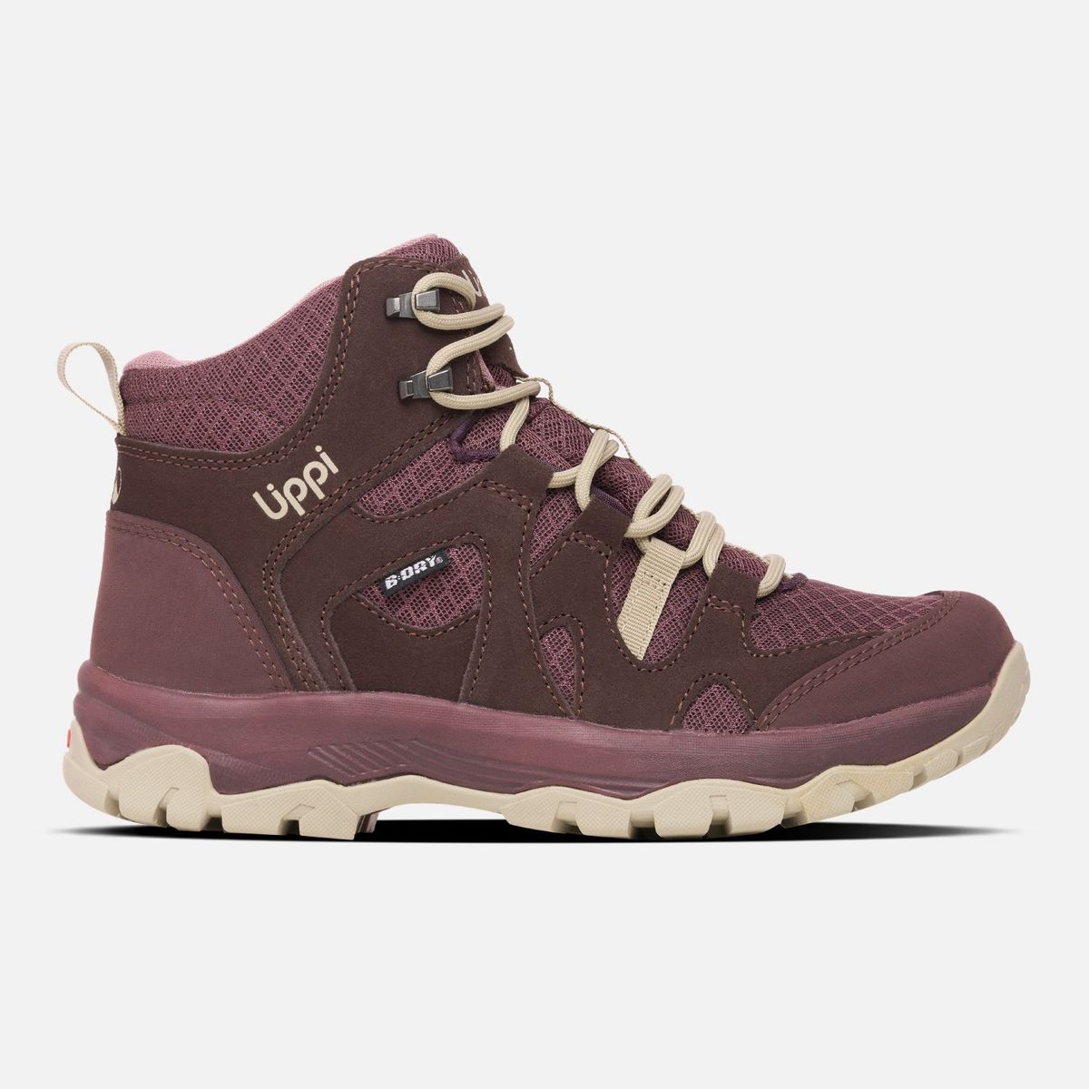 LIPPI - Botín Mujer Tellus Mid Uva Oscuro Lippi