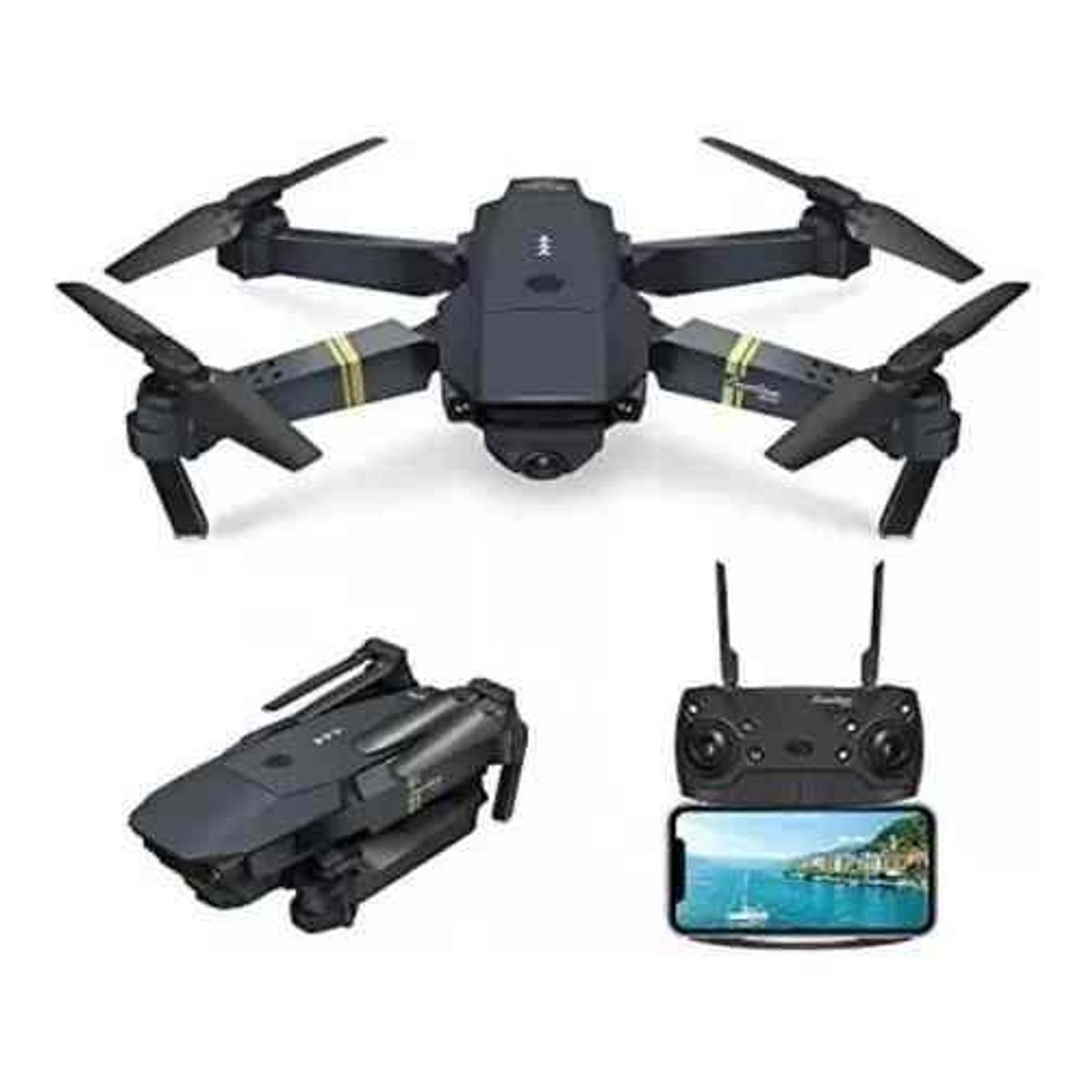 GENERICO - Drone 4k Dron Profesional Camara Dual Wifi Fpv Dron 998 Pro - Negro
