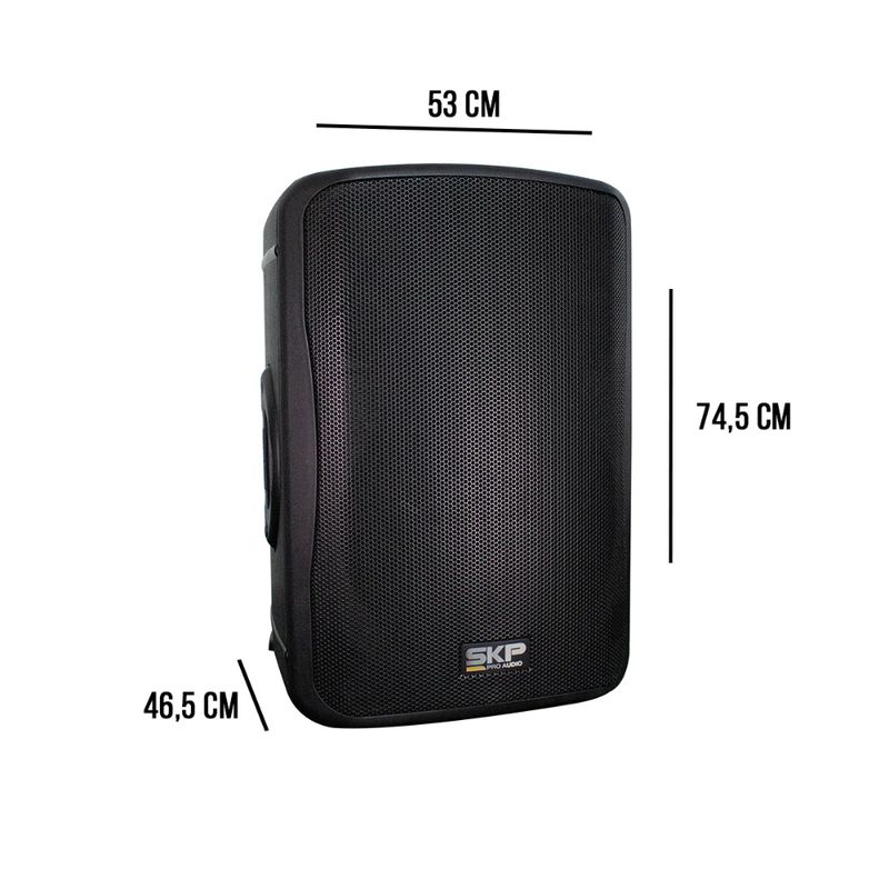 NOVIK NEO - Parlante Activo Caja Acústica Skp Sk 6px Bk