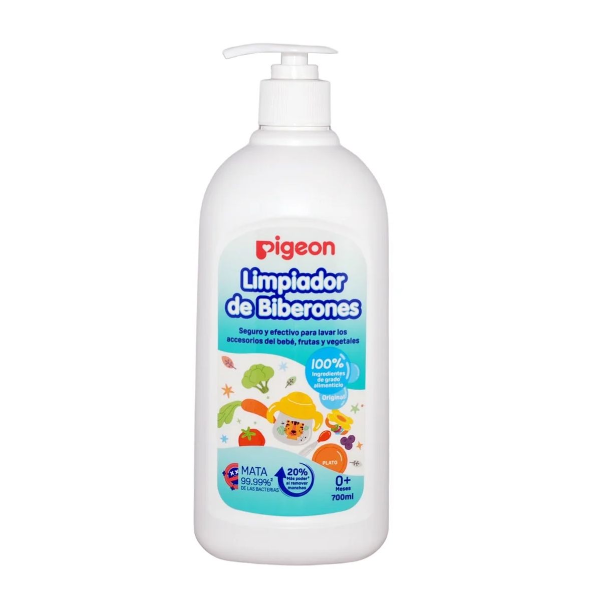 PIGEON - Liquido Limpiador Mamaderas Biberones Envase Pigeon 700ml