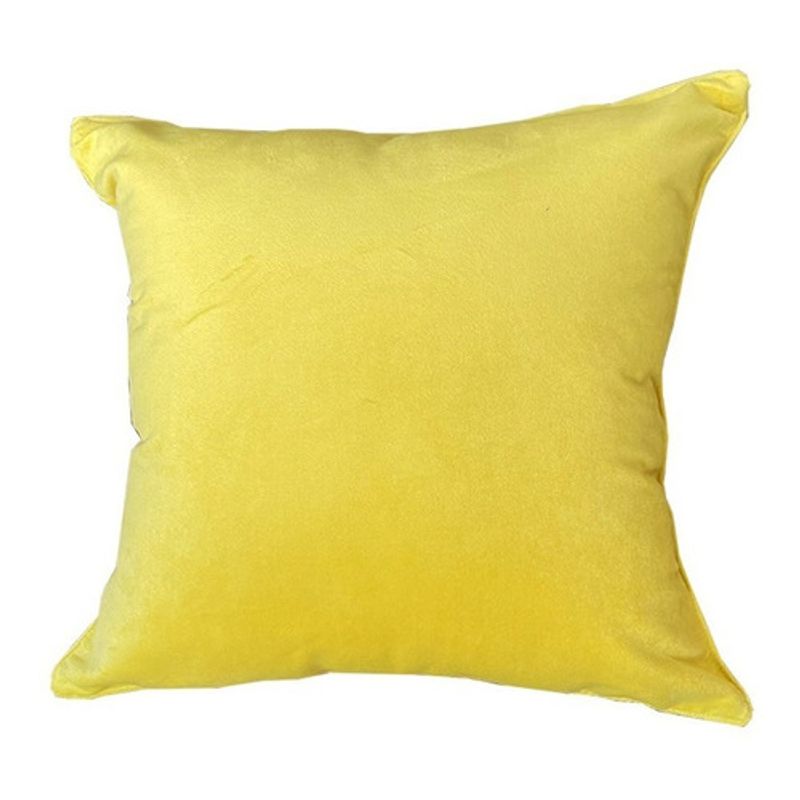 REHUCE - Cojin Felpa 40x40 Cm Amarillo