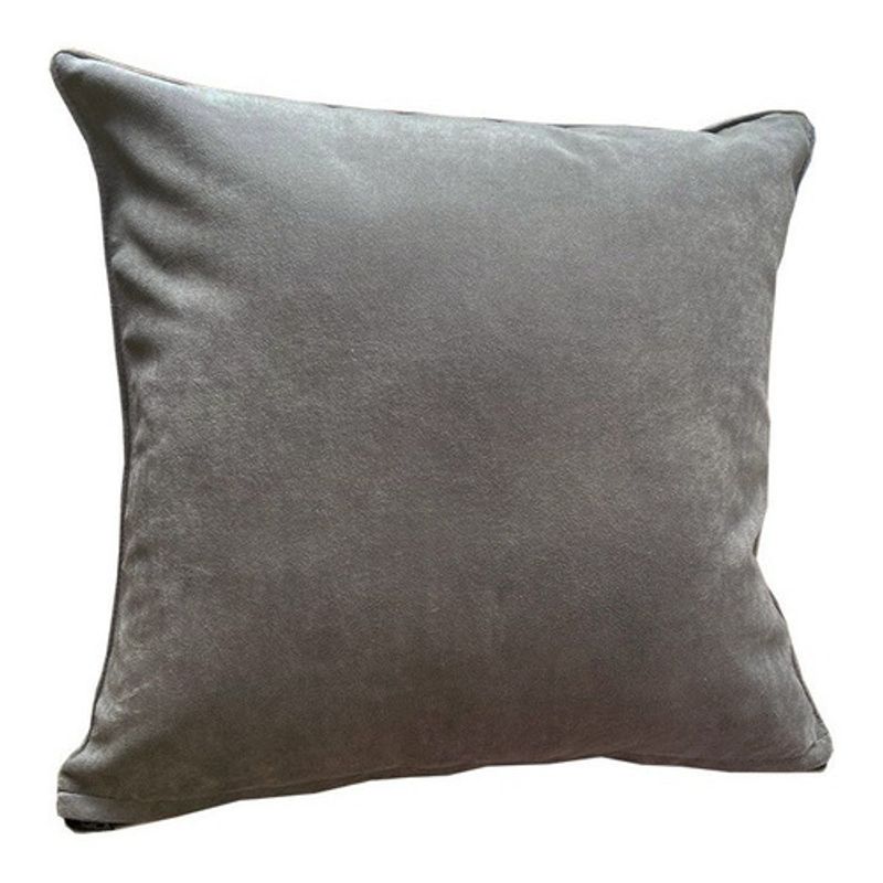 REHUCE - Cojin Felpa 40x40 Cm Gris