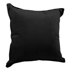 REHUCE - Cojin Felpa 40x40 Cm Negro