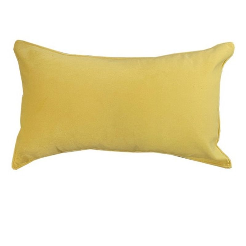 REHUCE - Cojin Felpa 50x30 Cm Amarillo