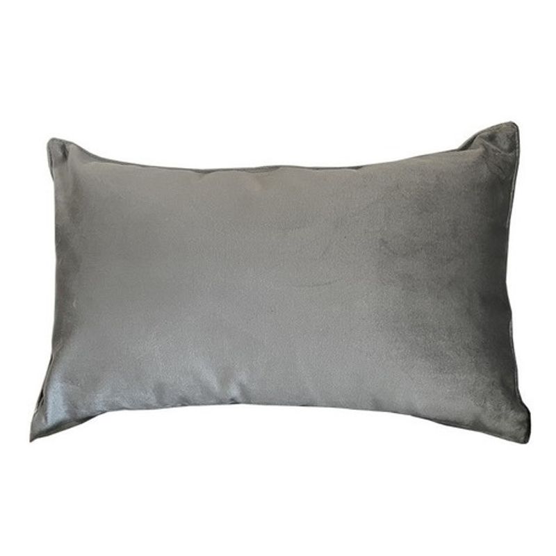 REHUCE - Cojin Felpa 50x30 Cm Gris
