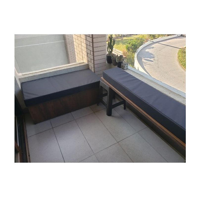 REHUCE - Cojines Terraza 50 X 40 X 10 Cms Grafito