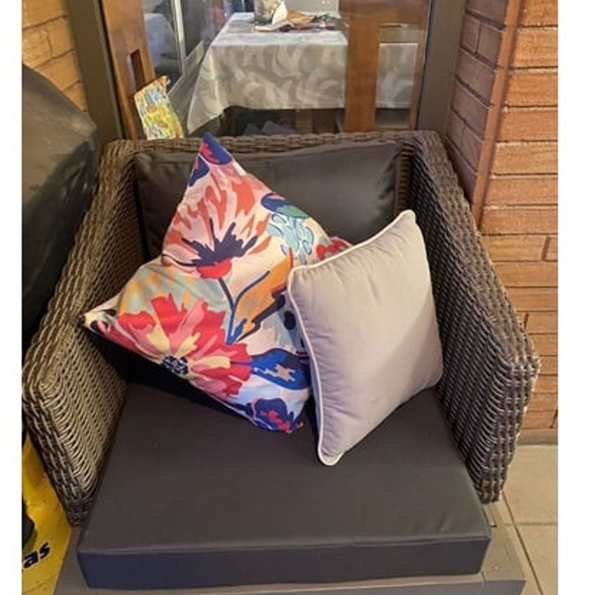 REHUCE - Cojines Terraza 50 X 50 X 10 Cms Grafito