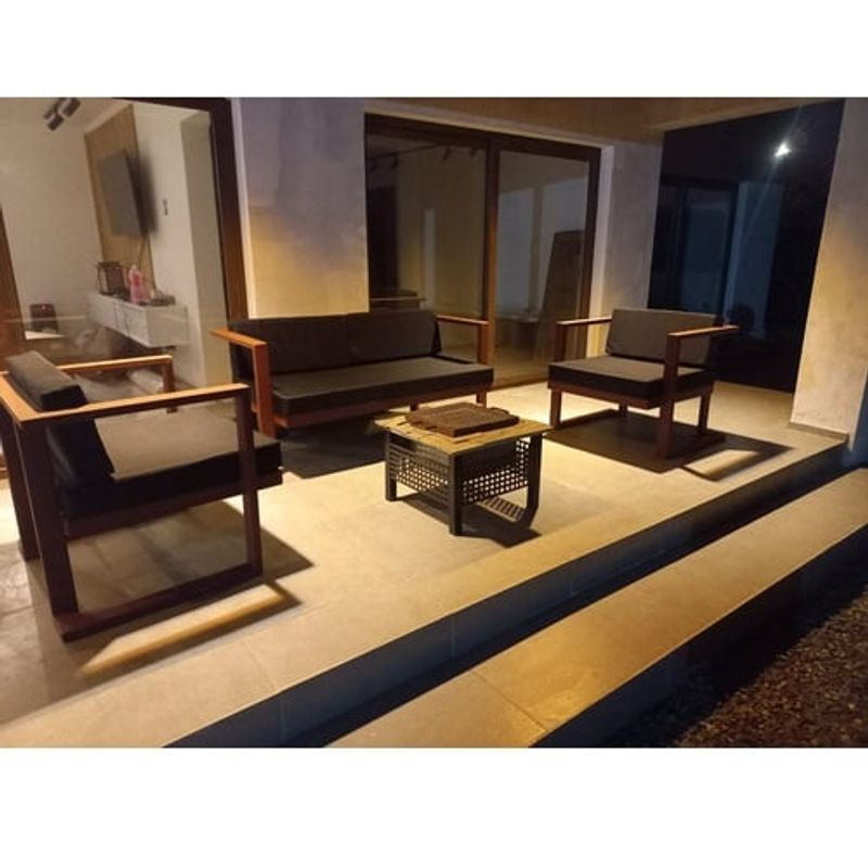 REHUCE - Cojines Terraza 50 X 50 X 10 Cms Negro