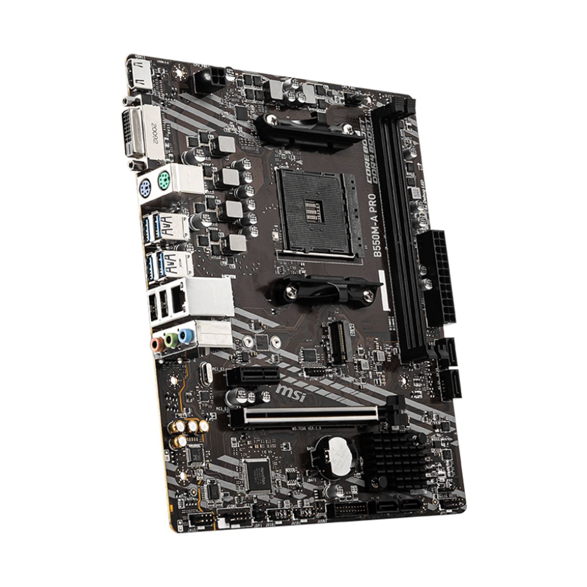 MSI - Placa Madre MSI B550M-A PRO AM4 DDR4 M2 Micro-ATX