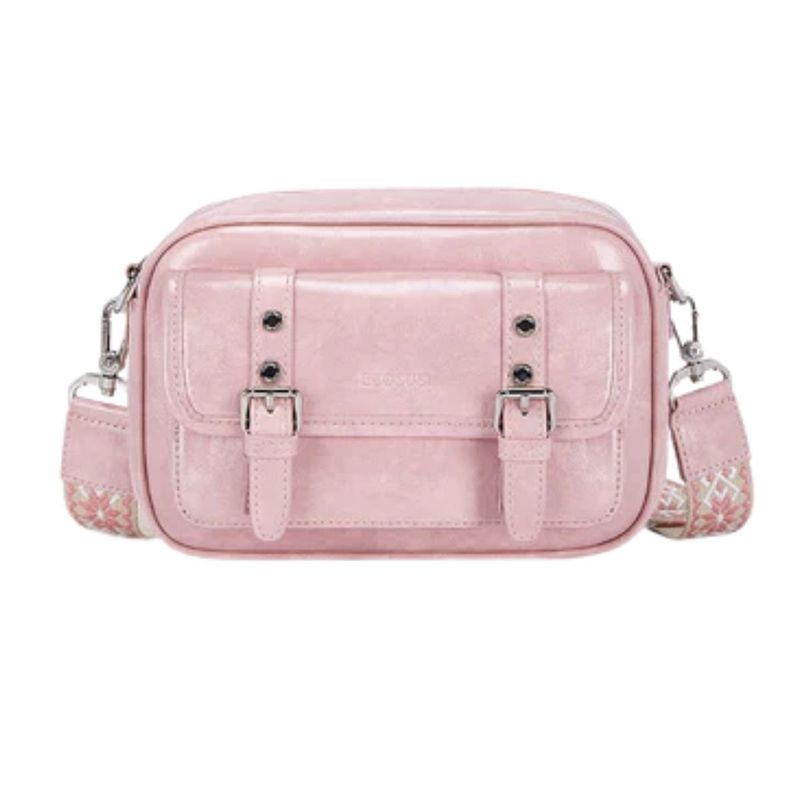 ECOSUSI - Ecousi Bolso Mensajero Mia con Correa Ancha - Rosado