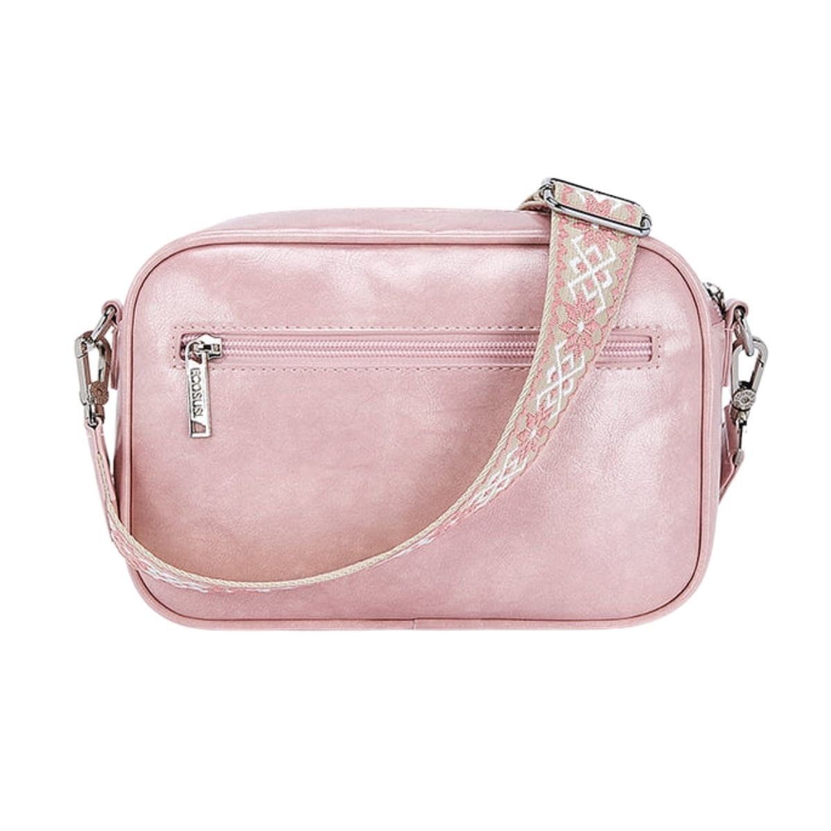 ECOSUSI - Ecousi Bolso Mensajero Mia con Correa Ancha - Rosado