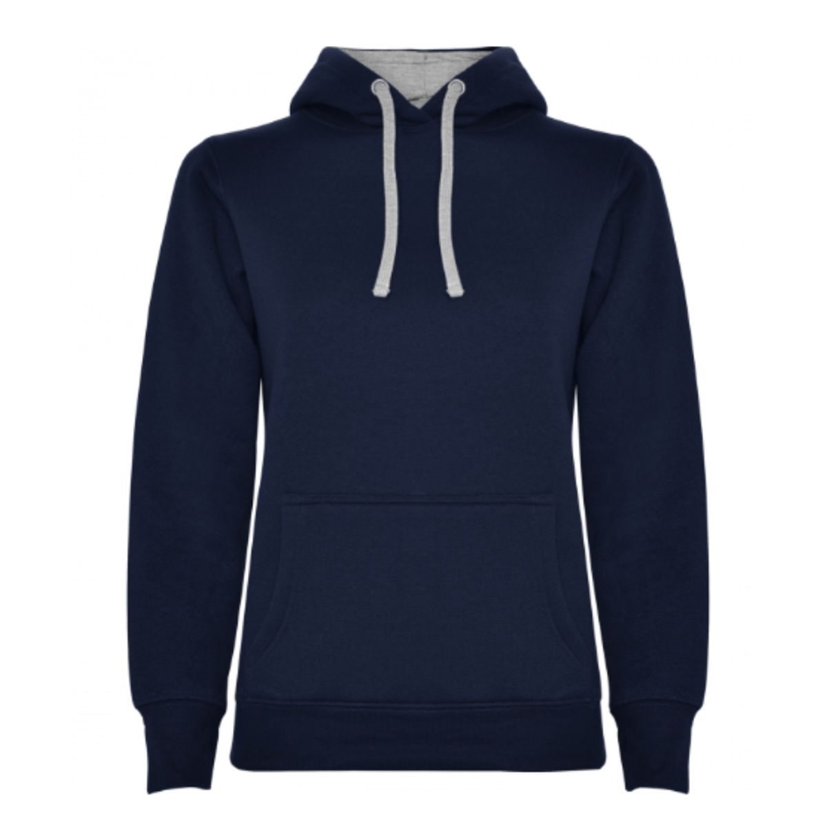 ROLY - Poleron con Capucha Mujer Sudadera Negra Algodon