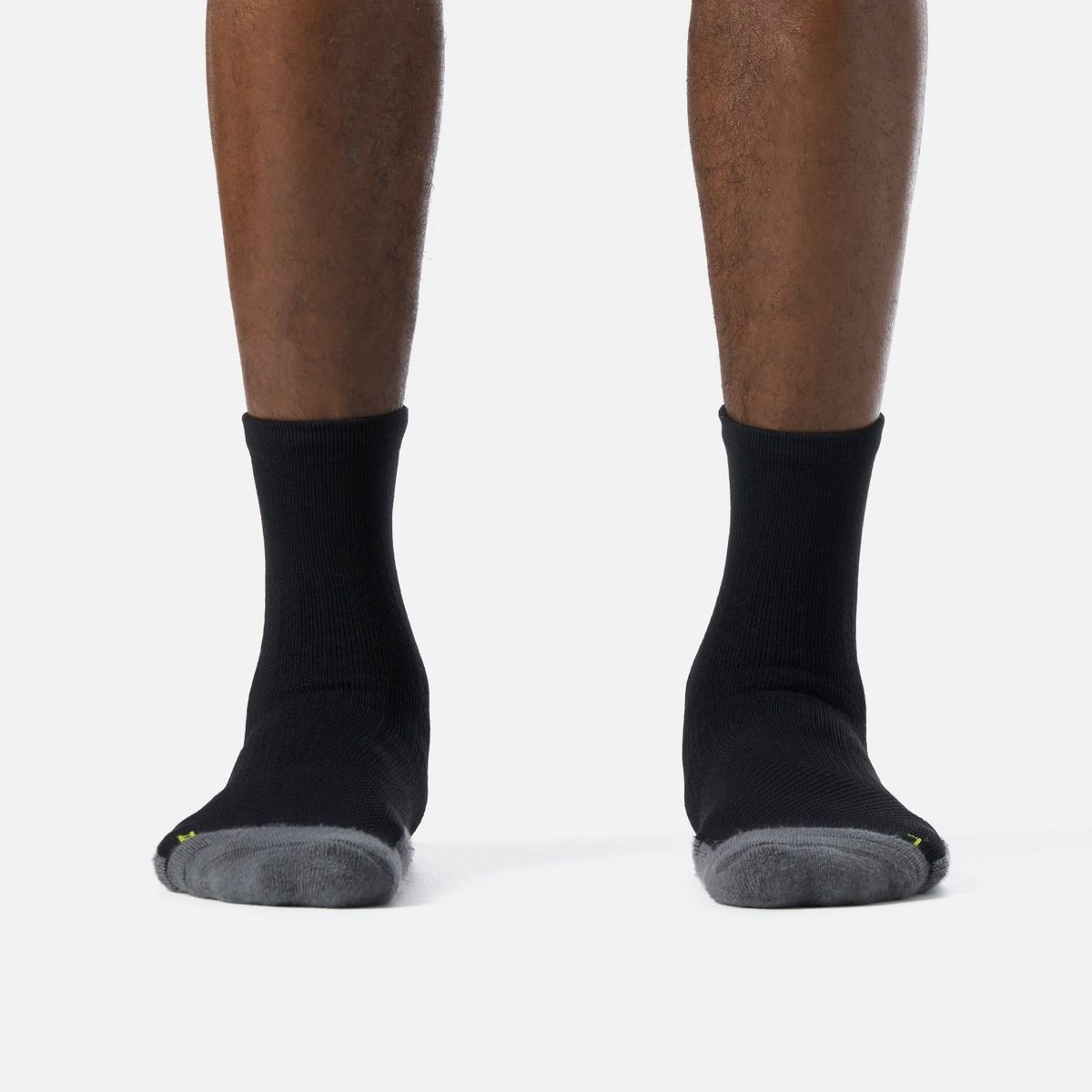 VULCANO - Calcetines Hombre Stride Running Mid Socks Negro Vulcano