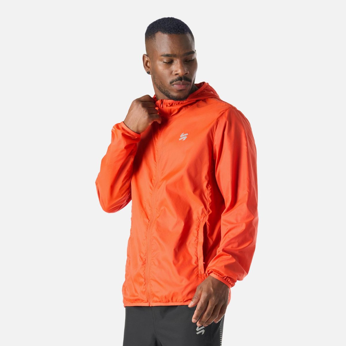 VULCANO - Chaqueta Hombre Built To Move Windbreaker Jacket Naranjo Vulcano