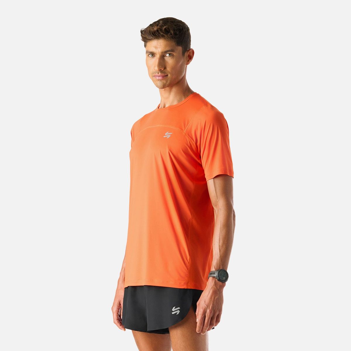 VULCANO - Polera manga corta running hombre Built To Move