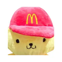GENERICO - Juguete Peluche Pompompurin Gorro McDonalds 20cm Infantil