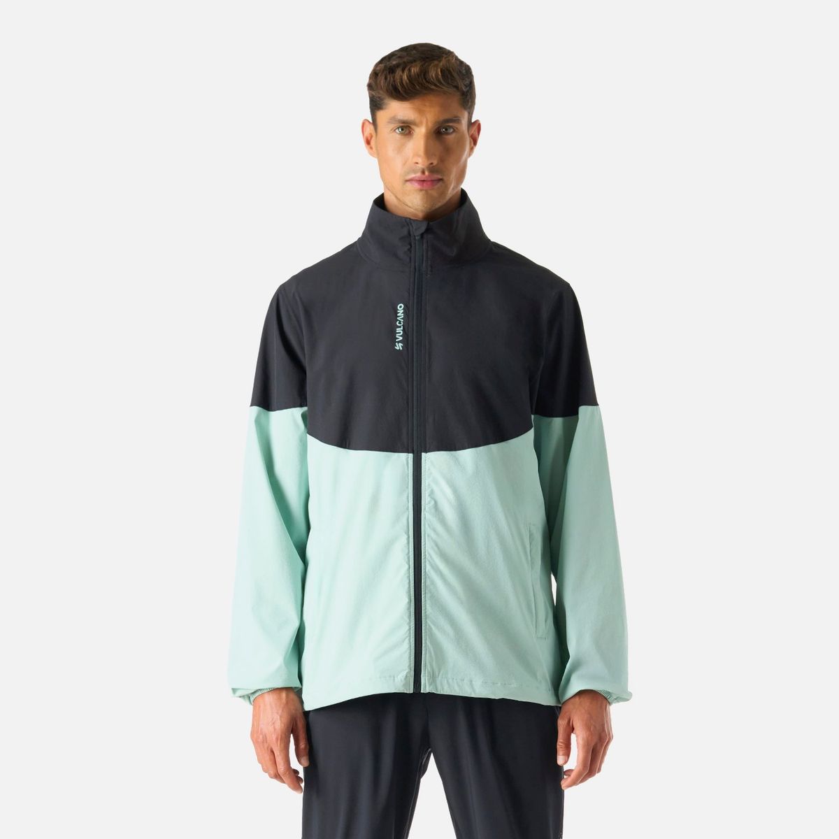 VULCANO - Chaqueta Hombre Tempo Full Zip Windbreaker Jacket Jade Vulcano