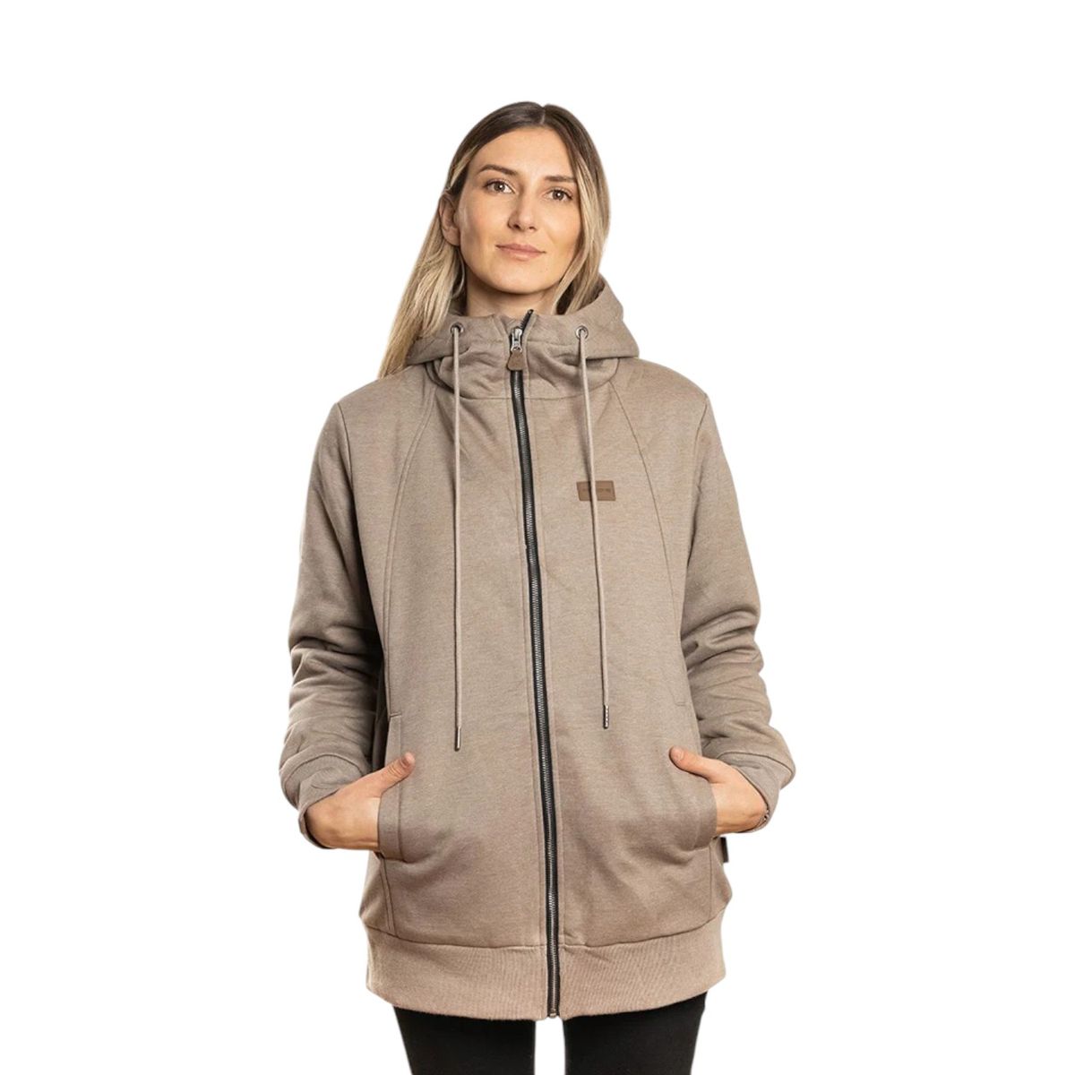 FALCONE - Polerón con Sherpa Ride Season V2 Taupe Mujer Falcone